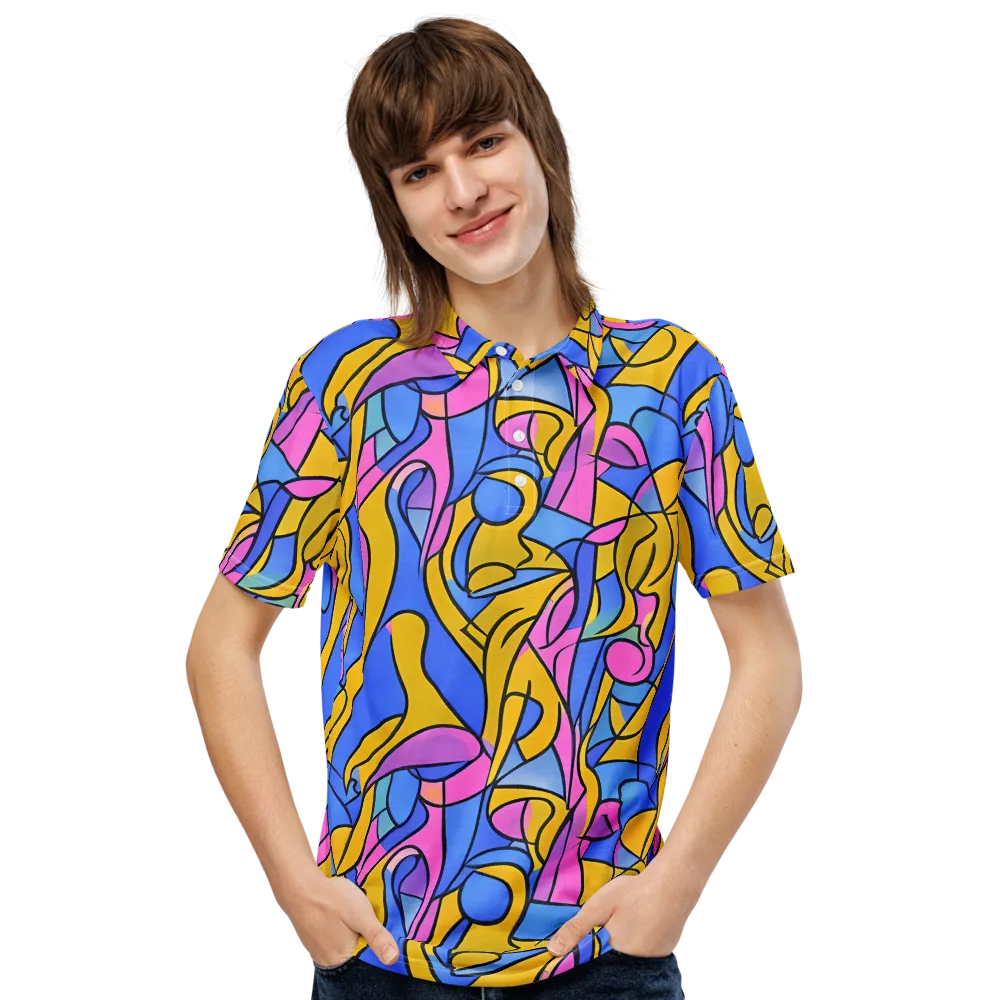 Alexander Archipenko on Men's Slim Fit Polo Shirt — Front