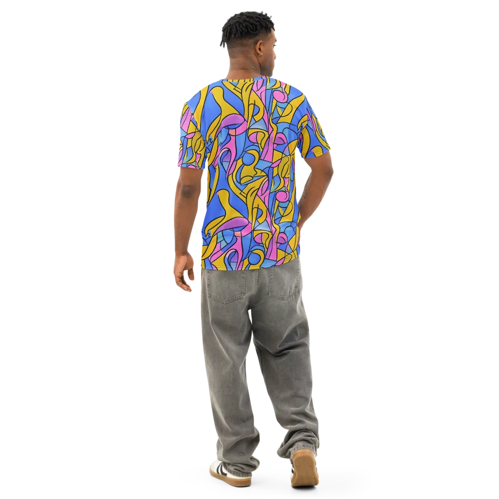 Alexander Archipenko on Men's Cotton Crew Neck T-Shirt — Back