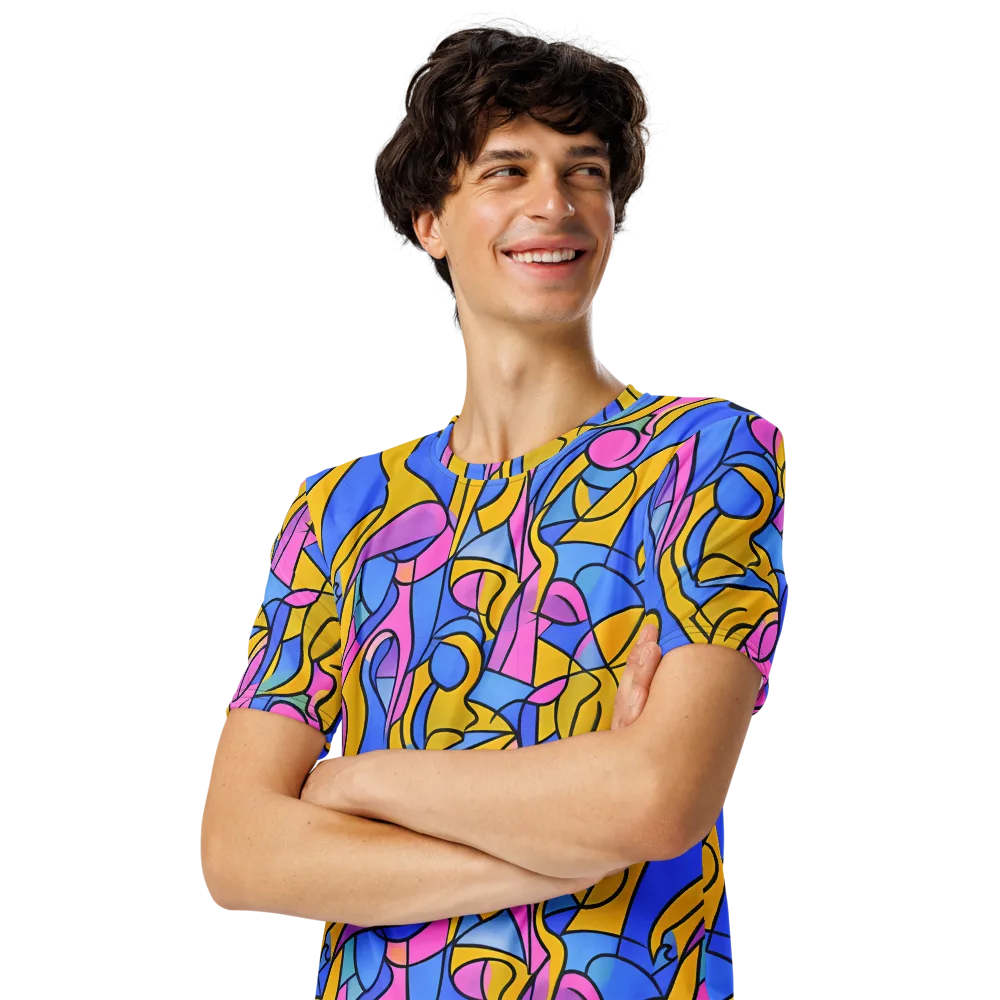 Alexander Archipenko on Men's Crew Neck T-Shirt — Left Front