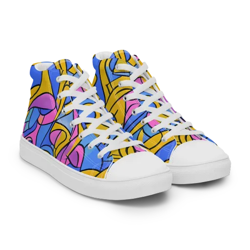 Alexander Archipenko on a Men's High Top Canvas Shoes
