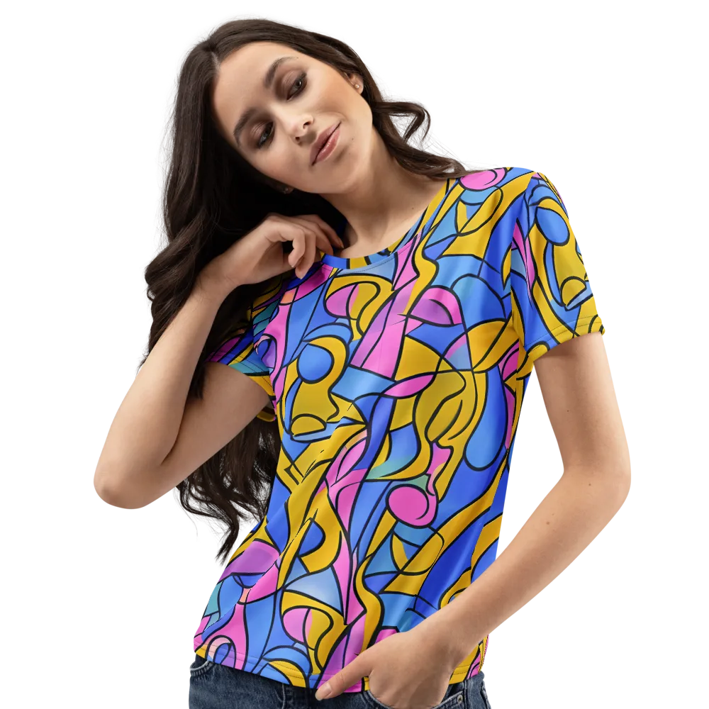 Alexander Archipenko on Women's Crew Neck T-Shirt — Left Front