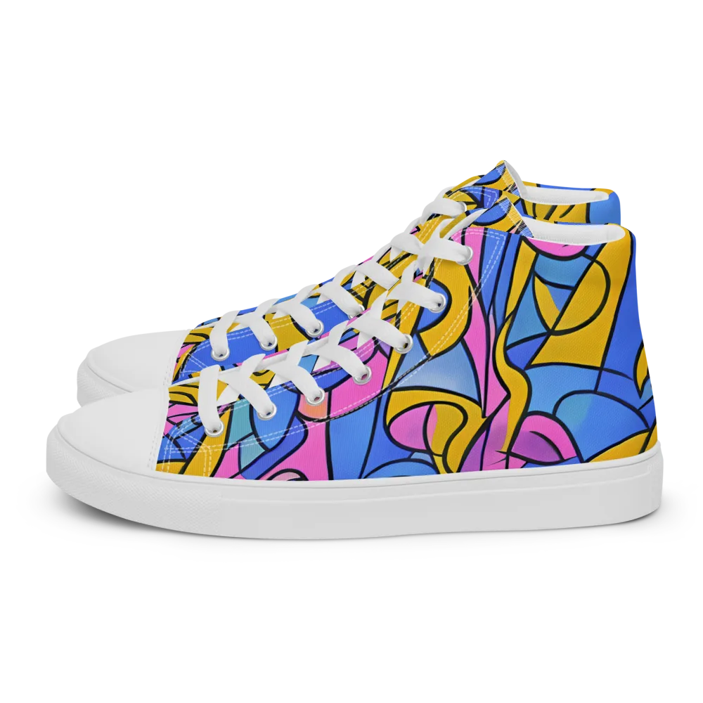 Alexander Archipenko on Women's High Top Canvas Shoes — Left