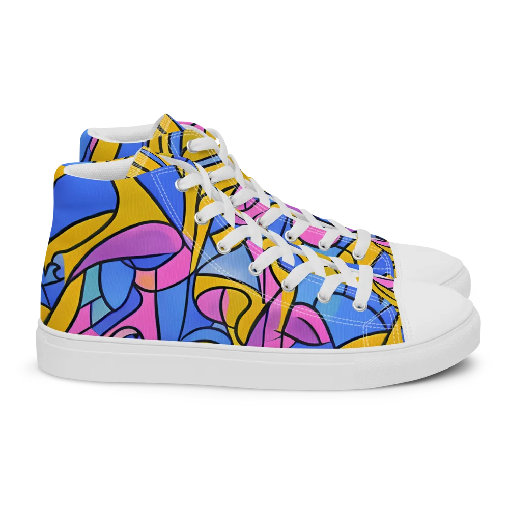 Alexander Archipenko on Women's High Top Canvas Shoes — Right