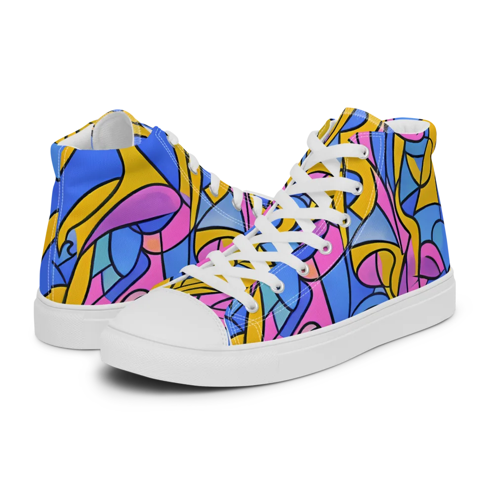 Alexander Archipenko on Women's High Top Canvas Shoes — Left