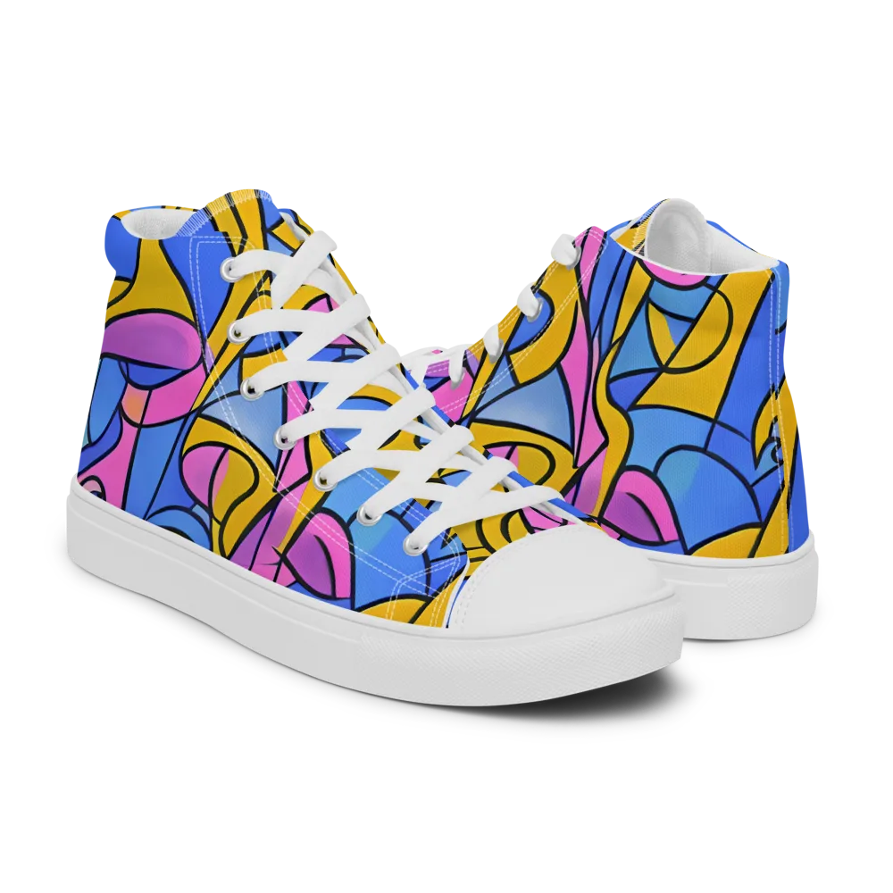 Alexander Archipenko on Women's High Top Canvas Shoes — Right