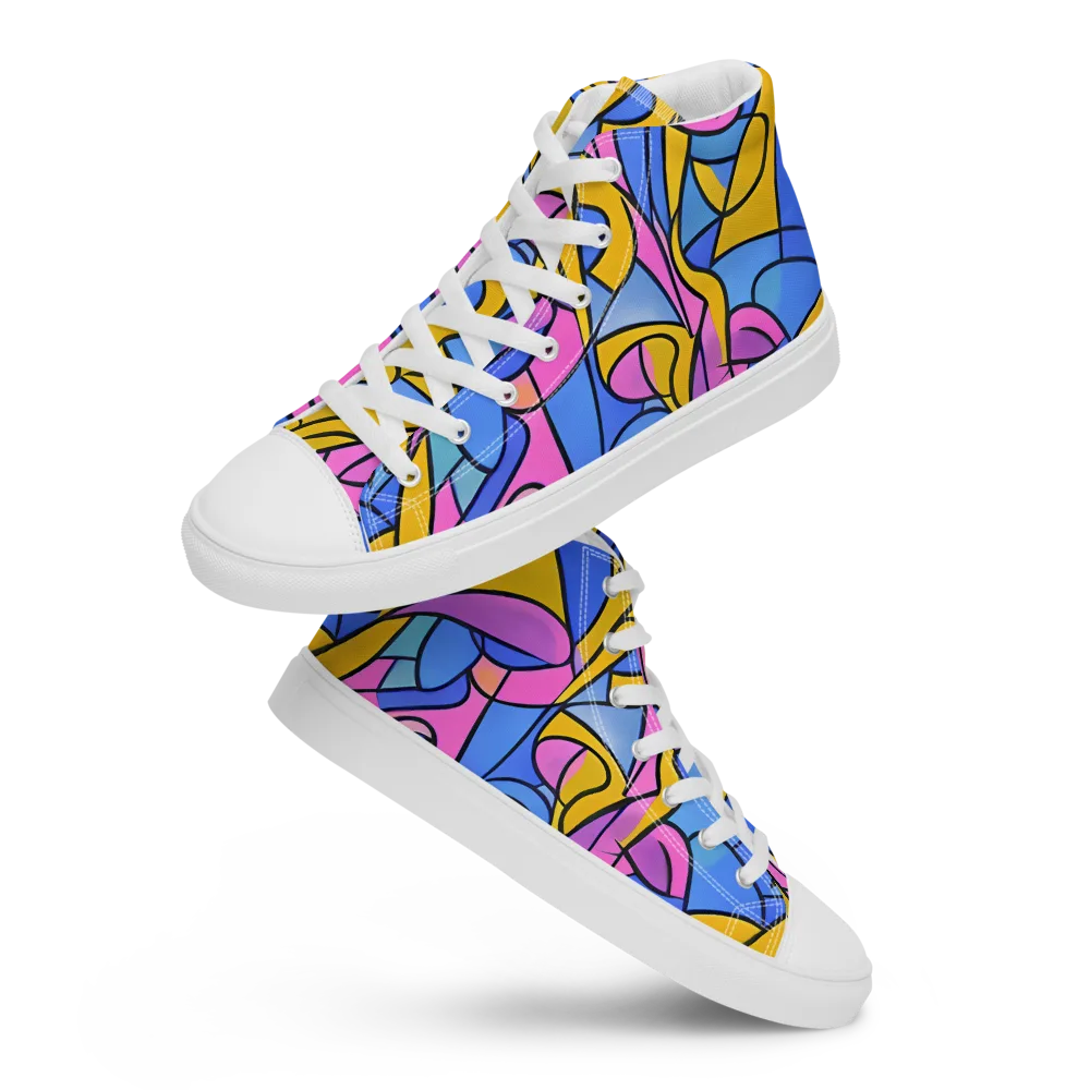 Alexander Archipenko on Women's High Top Canvas Shoes — Front