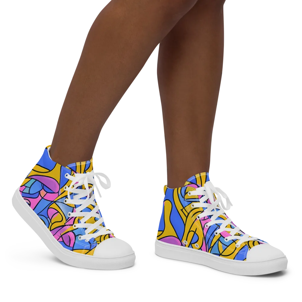 Alexander Archipenko on Women's High Top Canvas Shoes — Right