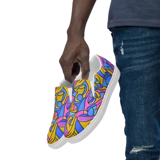 Alexander Archipenko on a Men's Slip-On Canvas Shoes