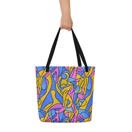 Alexander Archipenko on a Large Tote Bag W/ Pocket