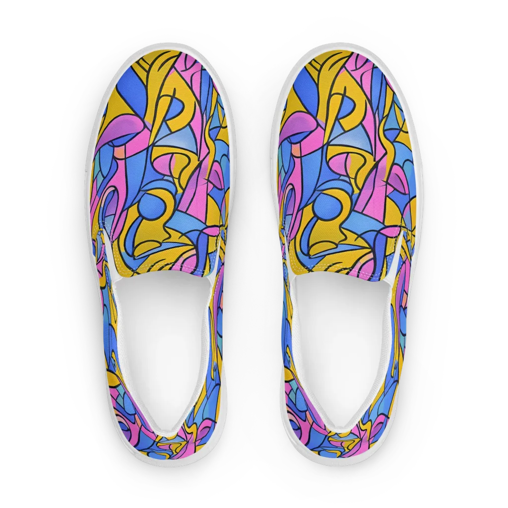 Alexander Archipenko on Women's Slip-On Canvas Shoes — Front