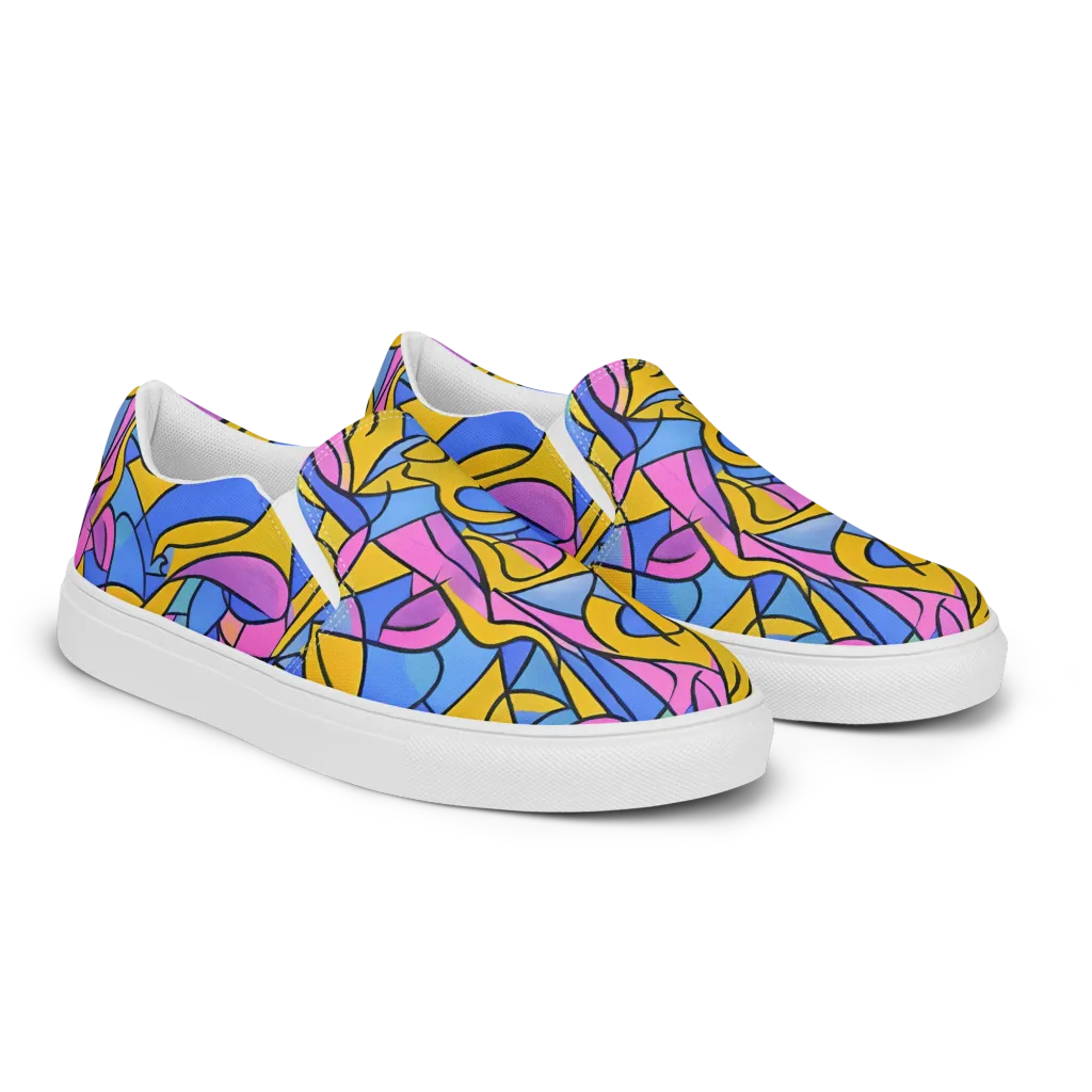 Alexander Archipenko on Women's Slip-On Canvas Shoes — Right Front
