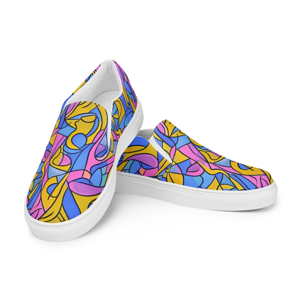 Alexander Archipenko on Women's Slip-On Canvas Shoes — Left Front