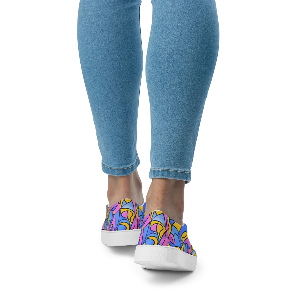 Alexander Archipenko on Women's Slip-On Canvas Shoes — Back