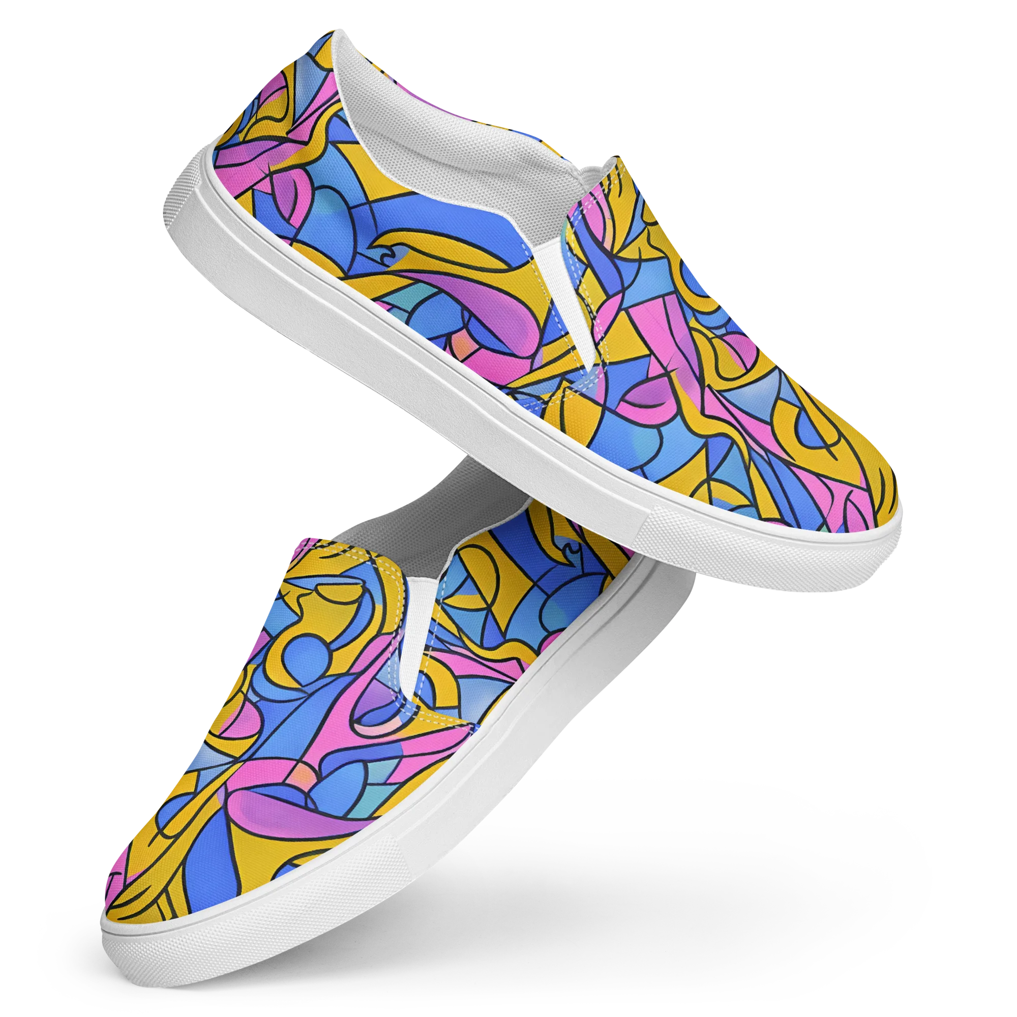 Alexander Archipenko on Women's Slip-On Canvas Shoes — Front