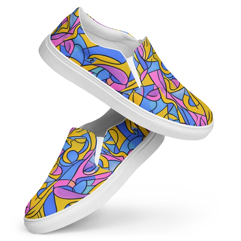 Alexander Archipenko on Women's Slip-On Canvas Shoes — Front