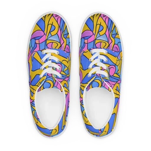 Alexander Archipenko on a Men's Lace-Up Canvas Shoes