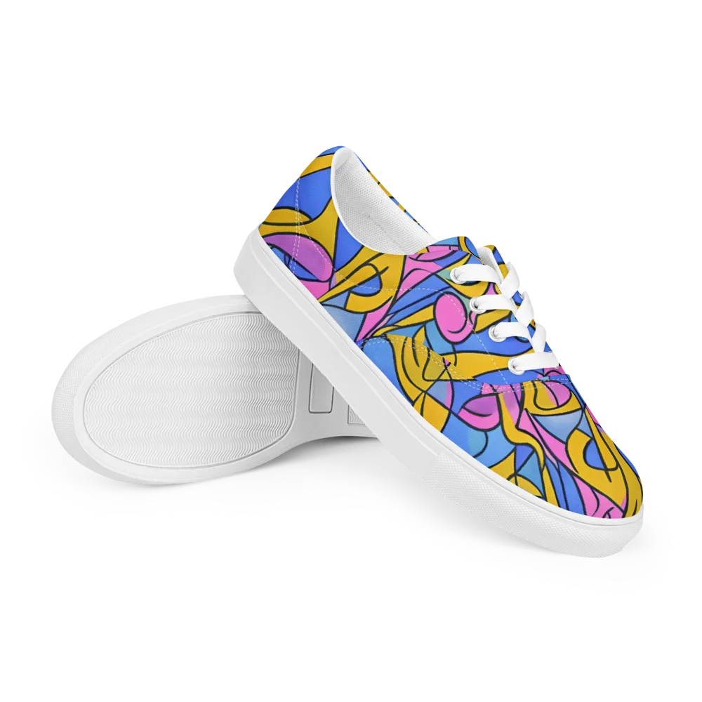 Alexander Archipenko on Men's Lace-Up Canvas Shoes — Right Front