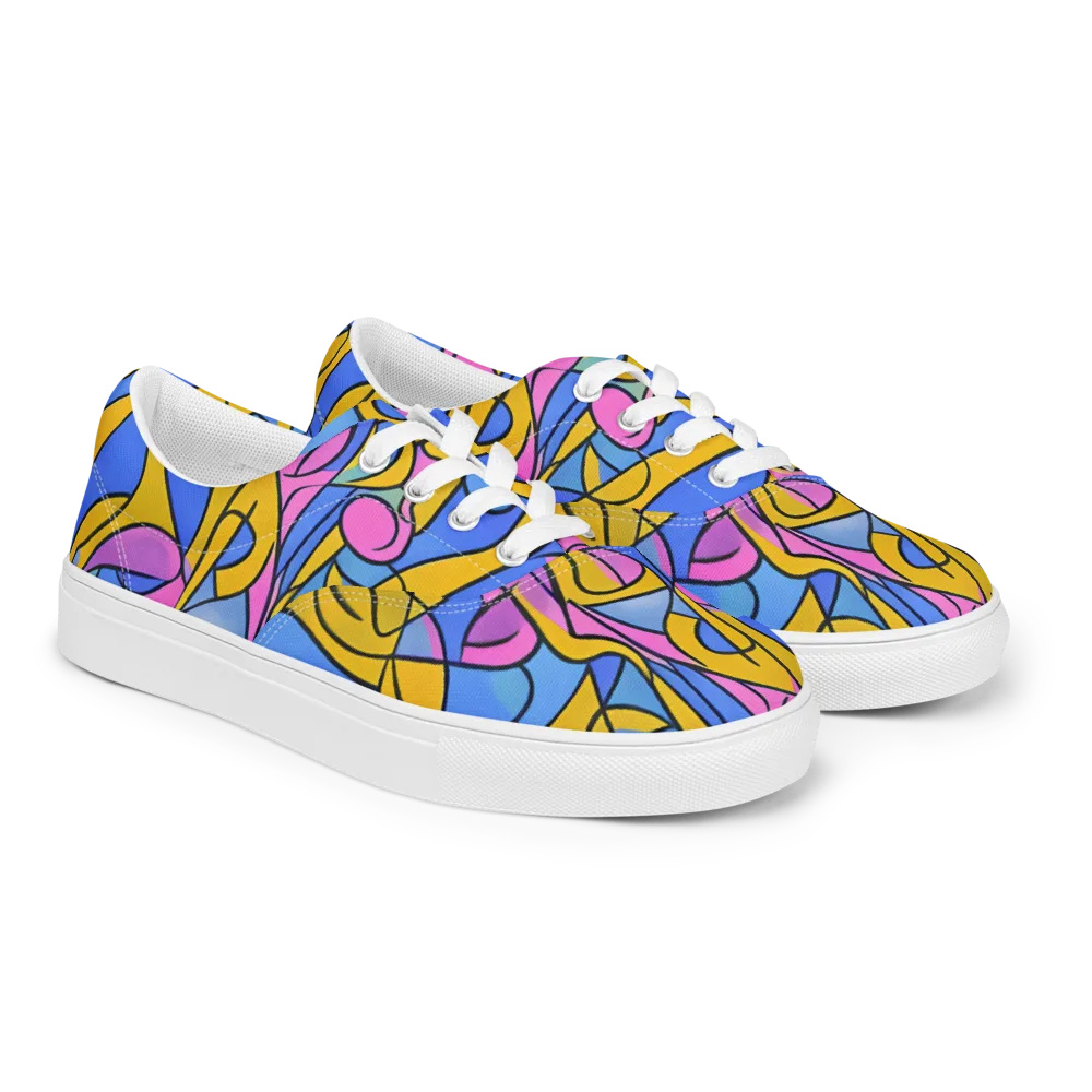 Alexander Archipenko on Men's Lace-Up Canvas Shoes — Right Front
