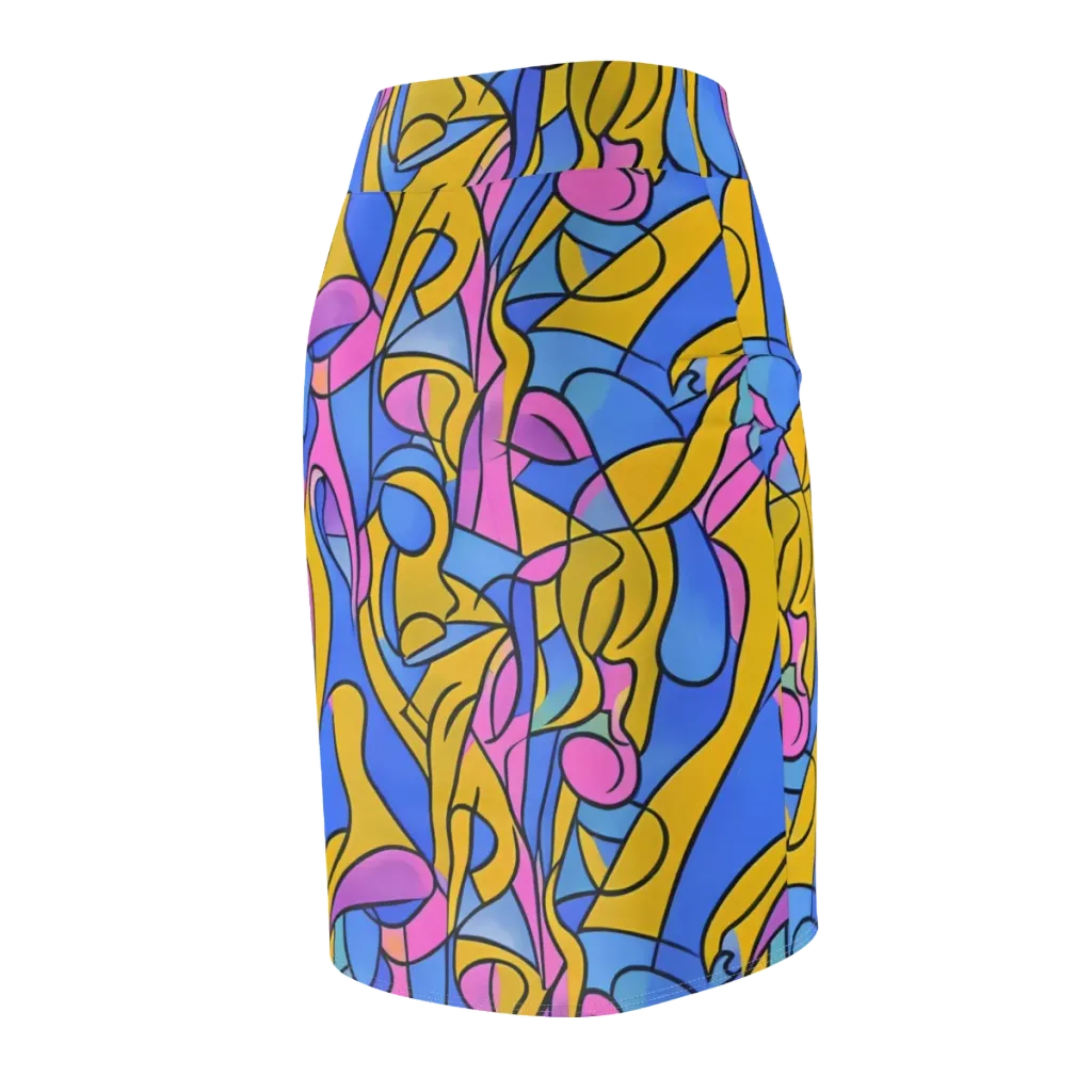 Alexander Archipenko on Pencil Skirt — Back Side