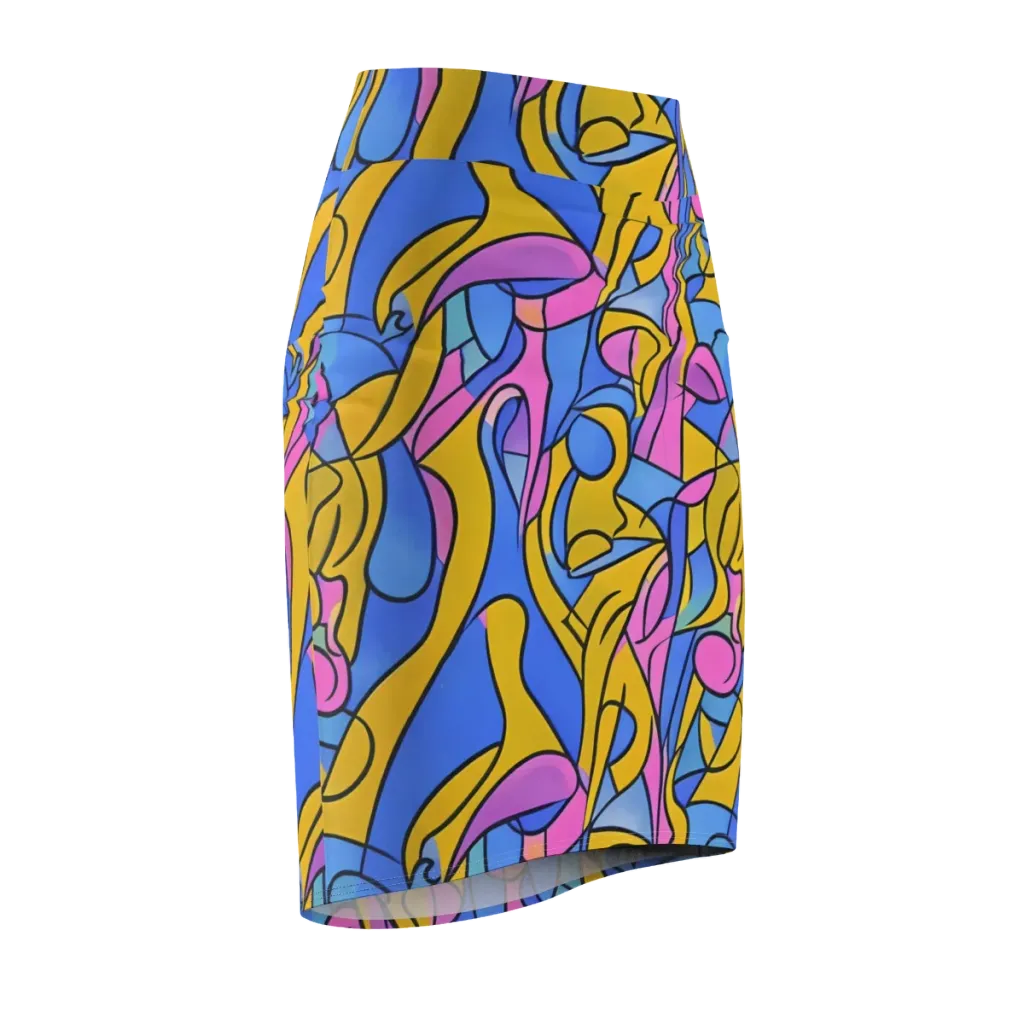 Alexander Archipenko on Pencil Skirt — Front Side