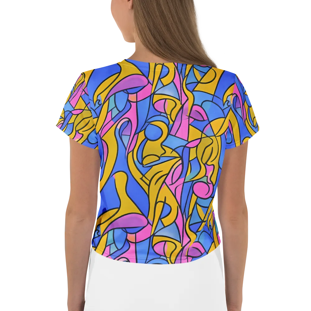 Alexander Archipenko on Crop Tee — Back
