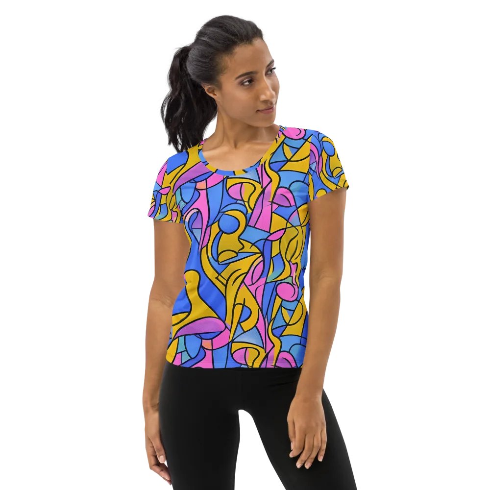 Alexander Archipenko on Women's Athletic T-Shirt — Front