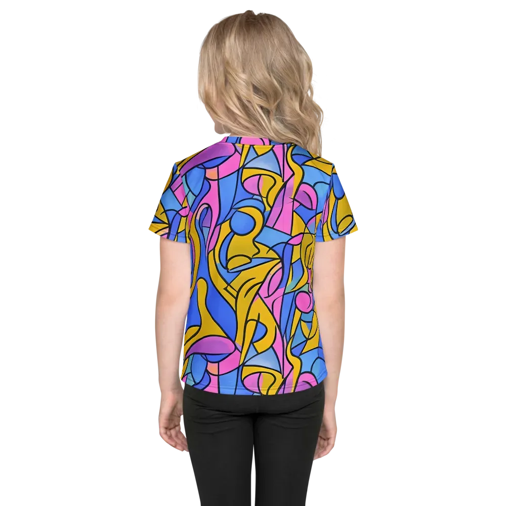 Alexander Archipenko on Kids Crew Neck T-Shirt — Back