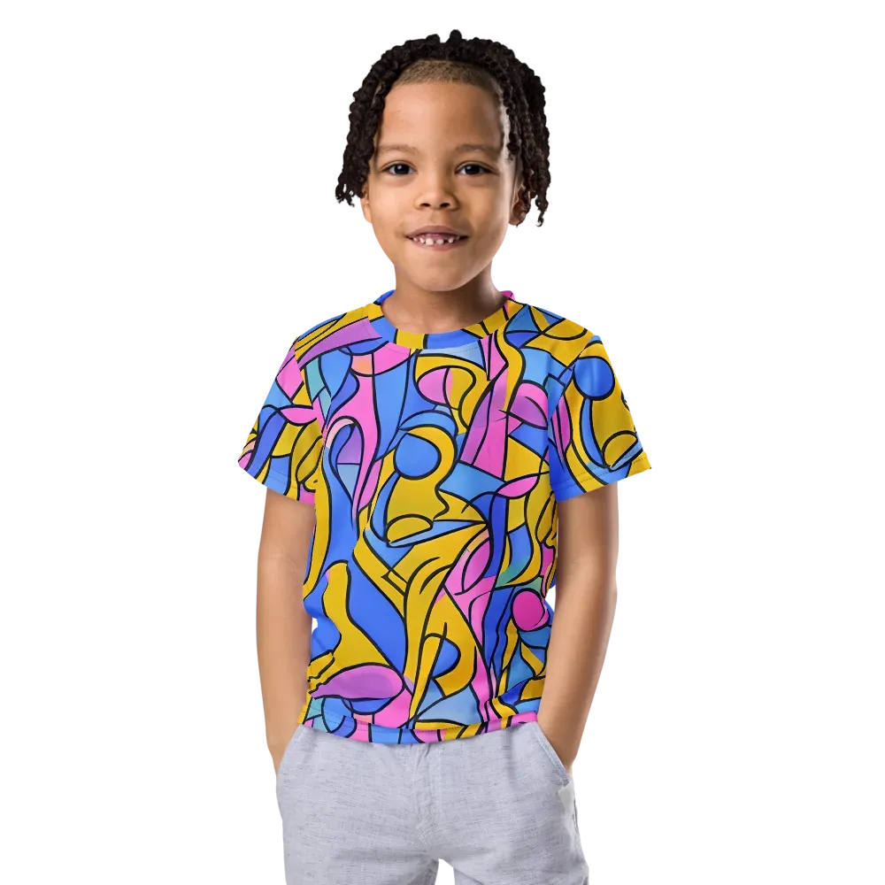 Alexander Archipenko on Kids Crew Neck T-Shirt — Front