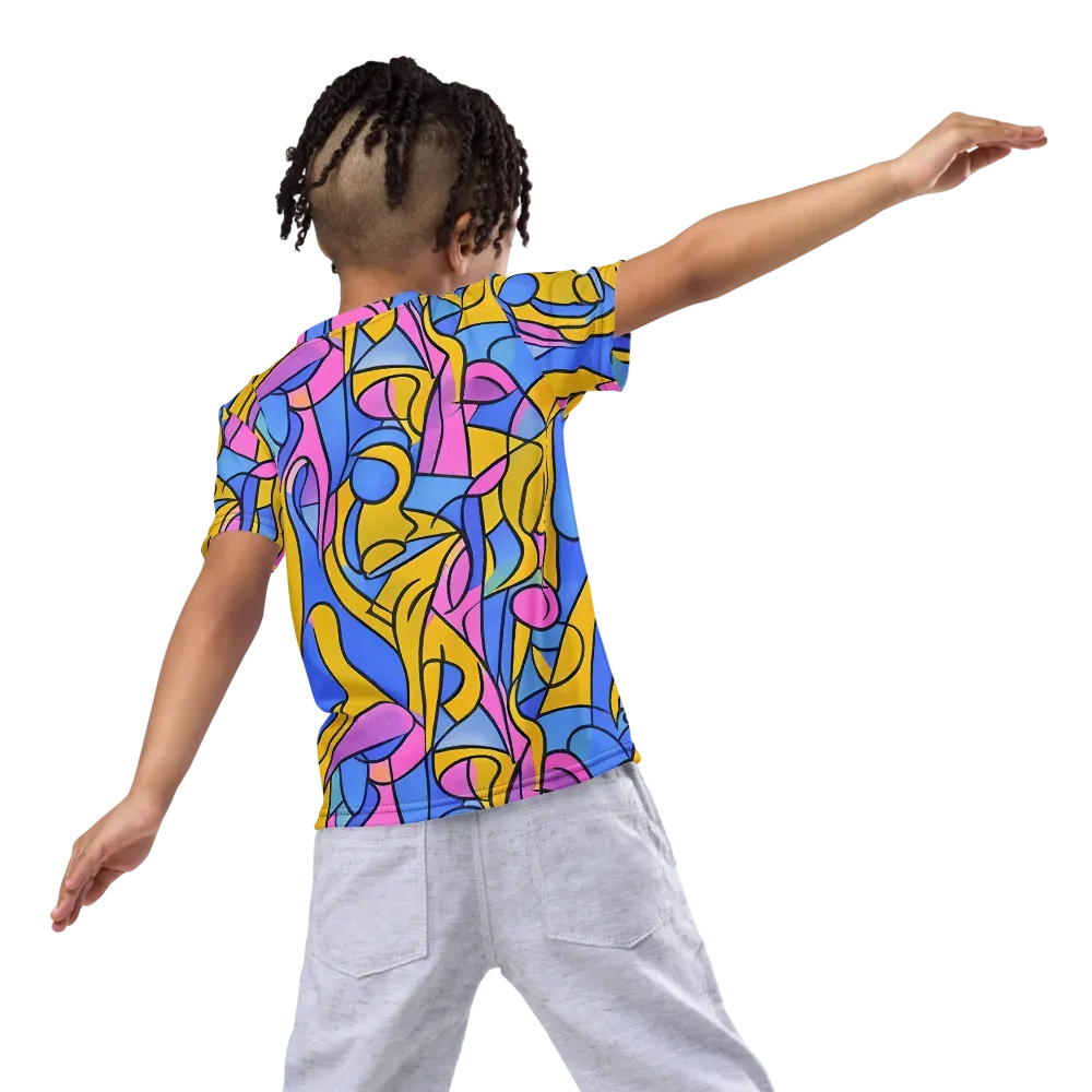 Alexander Archipenko on Kids Crew Neck T-Shirt — Back