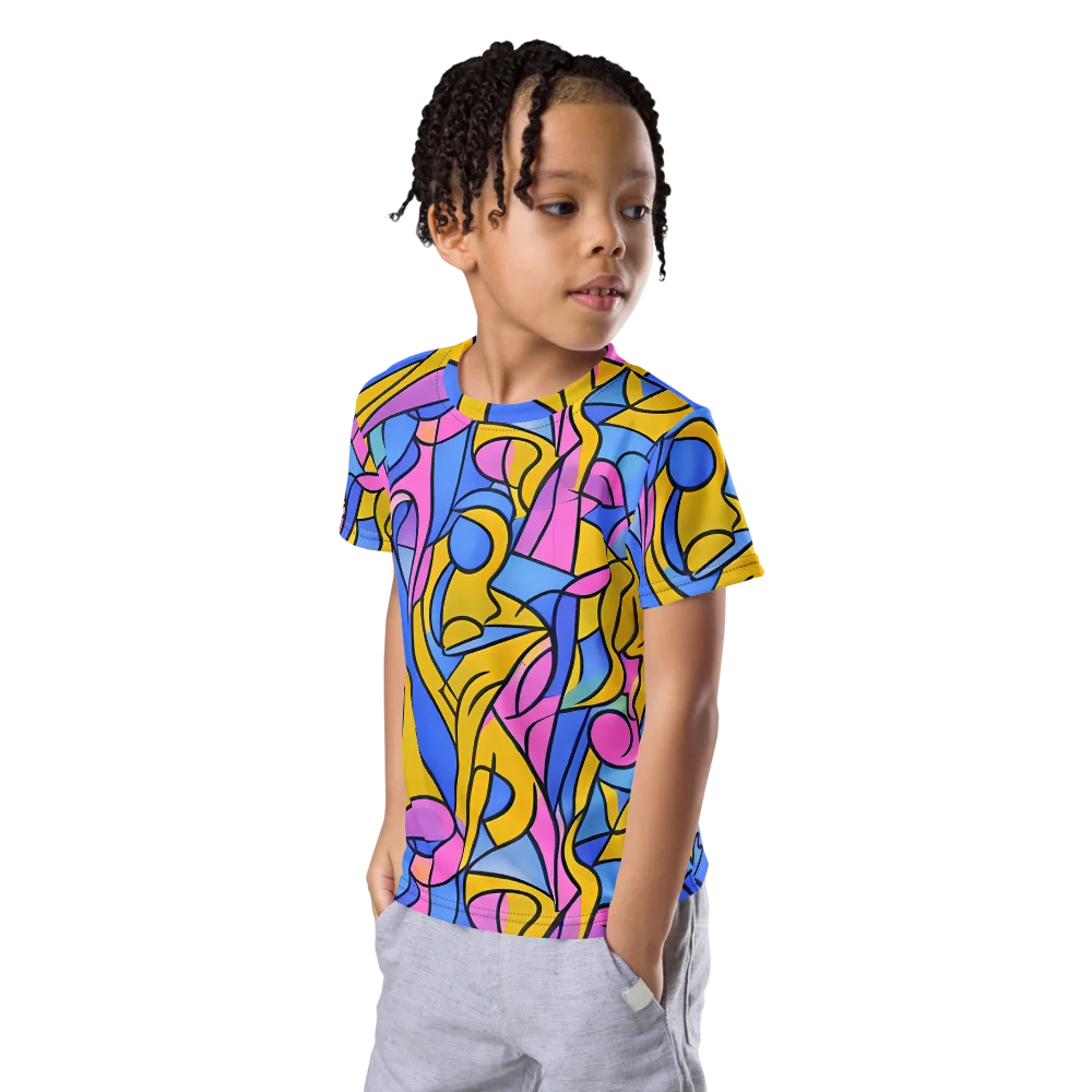 Alexander Archipenko on Kids Crew Neck T-Shirt — Left Front