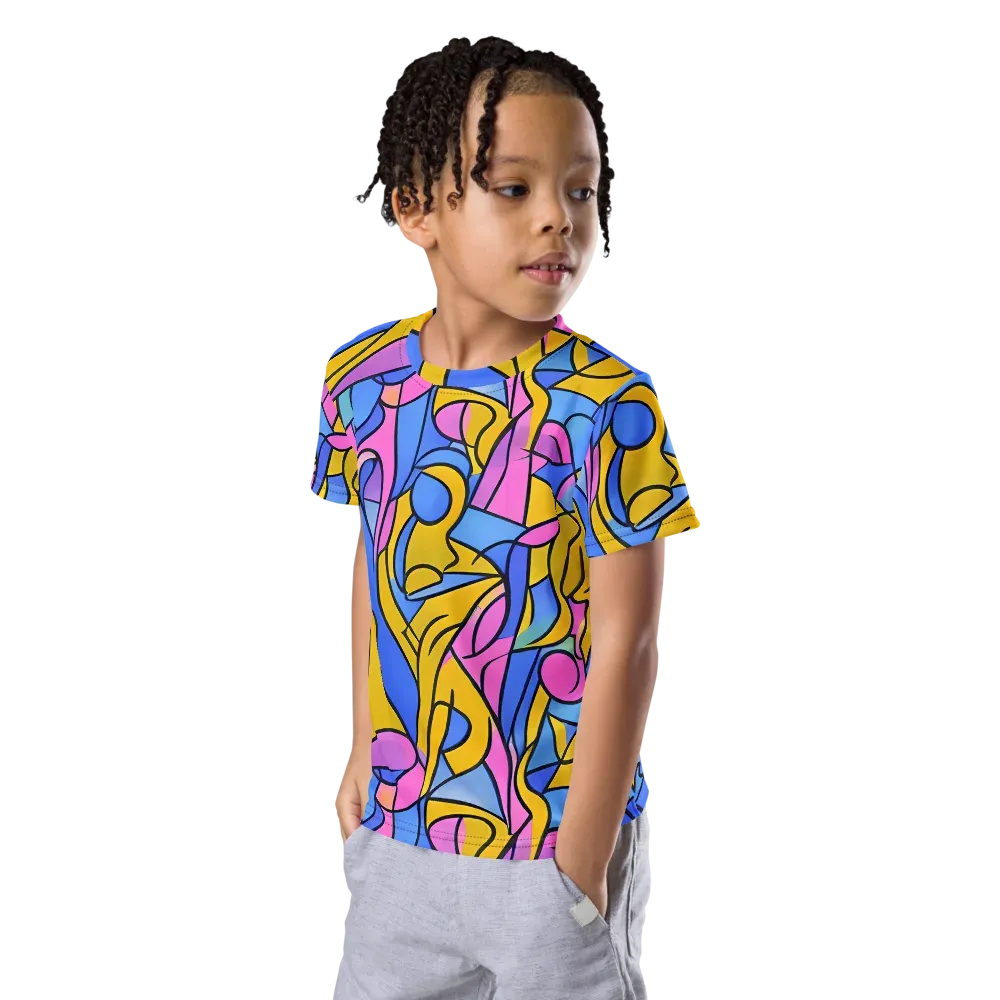 Alexander Archipenko on Kids Crew Neck T-Shirt — Left Front