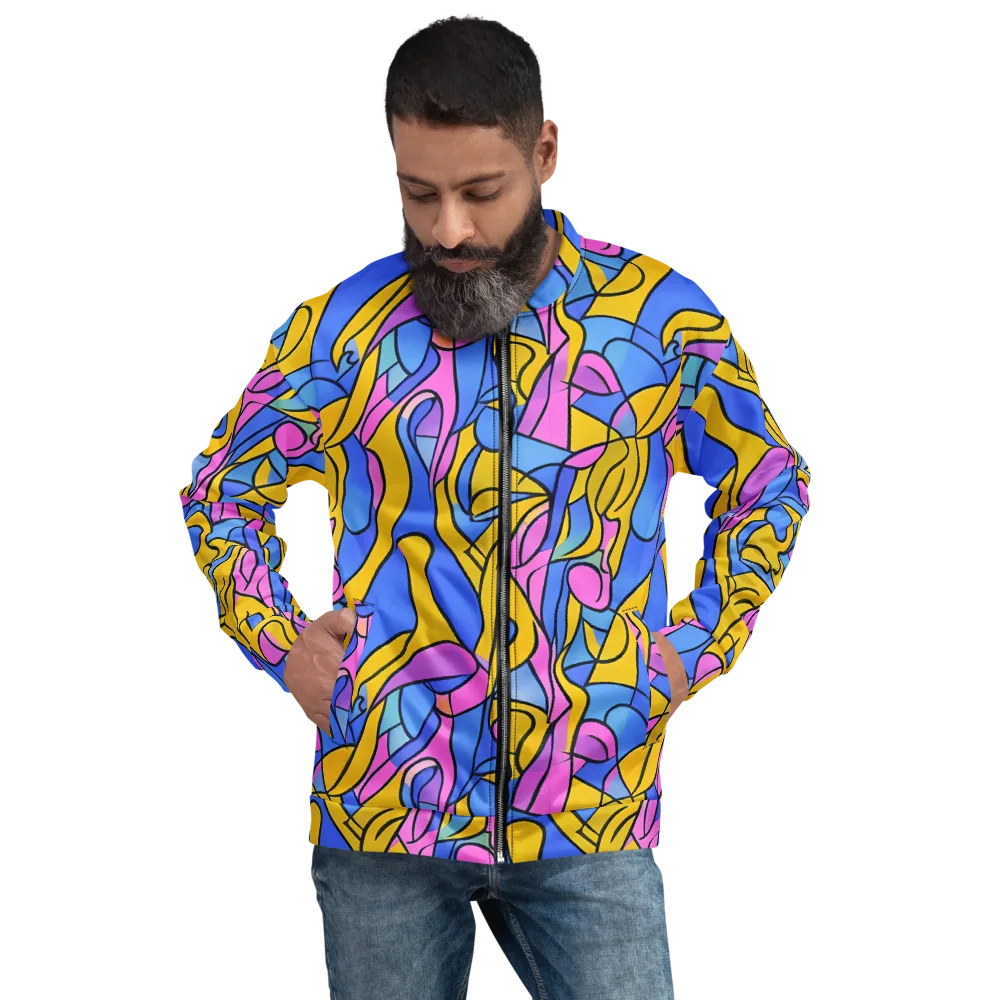 Alexander Archipenko on Bomber Jacket — Front