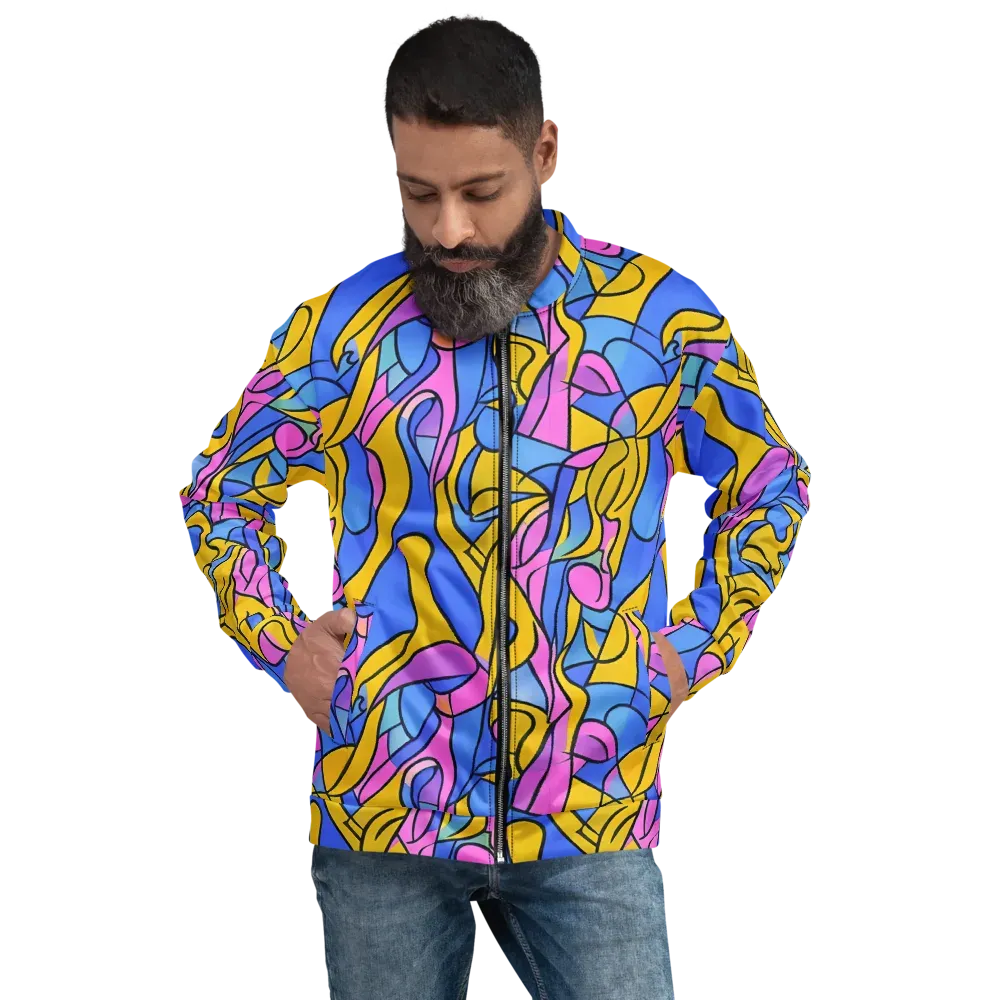 Alexander Archipenko on Bomber Jacket — Front