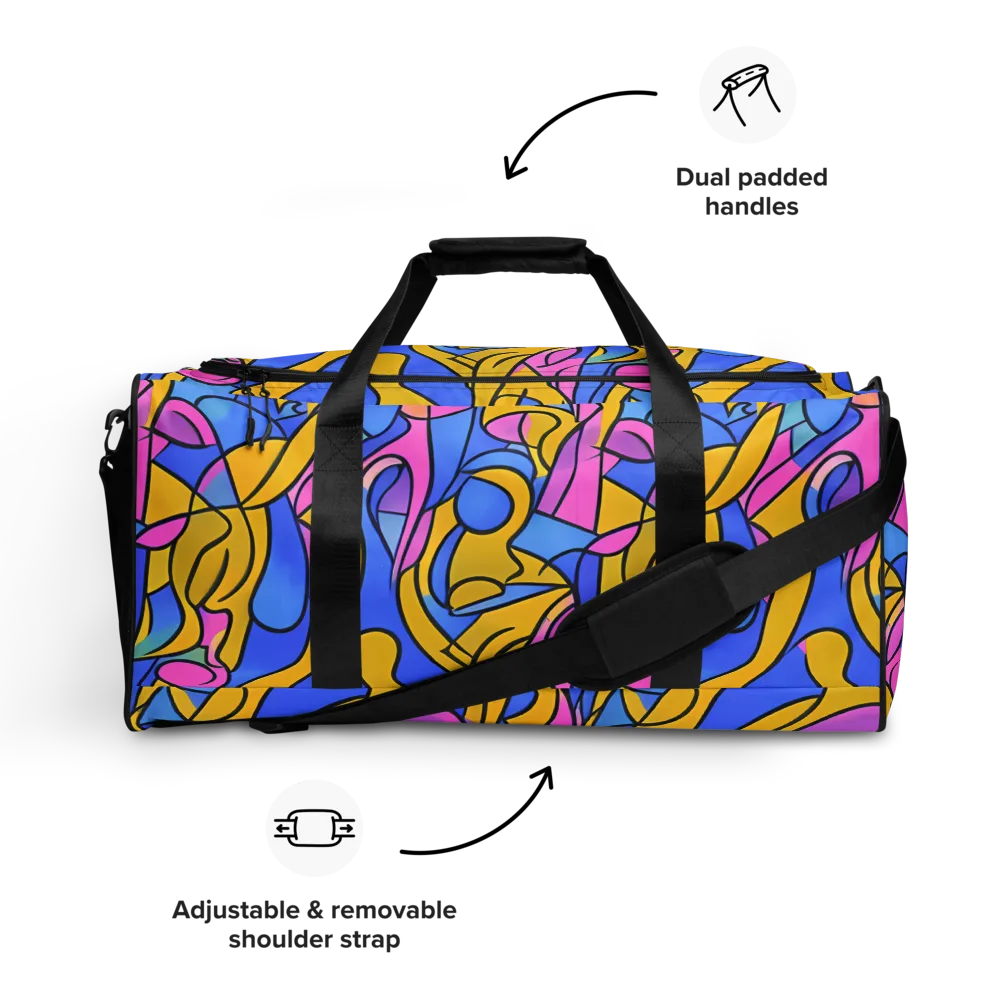 Alexander Archipenko on Duffle Bag — Front