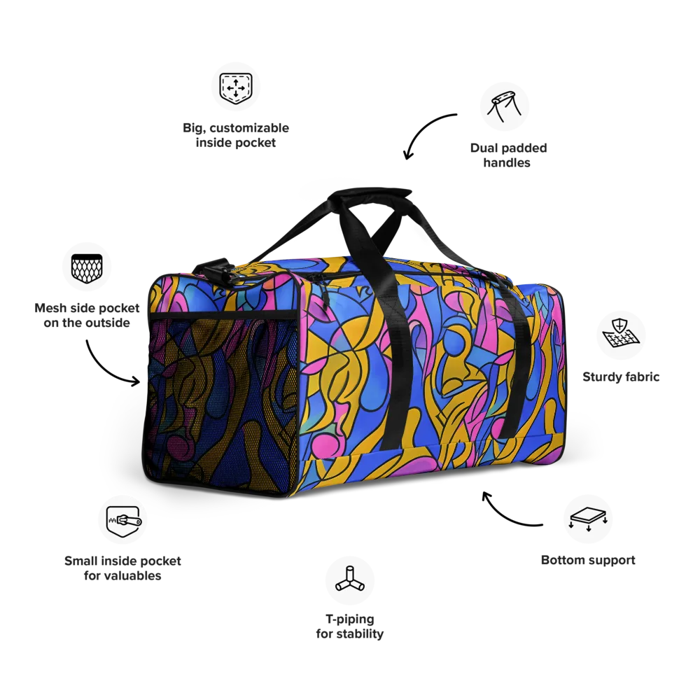 Alexander Archipenko on Duffle Bag — Right Front