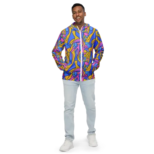Alexander Archipenko on a Men's Windbreaker