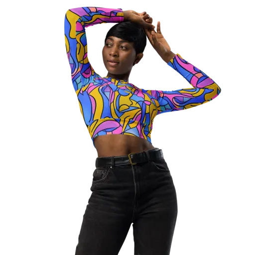 Alexander Archipenko on a Long Sleeve Crop Top