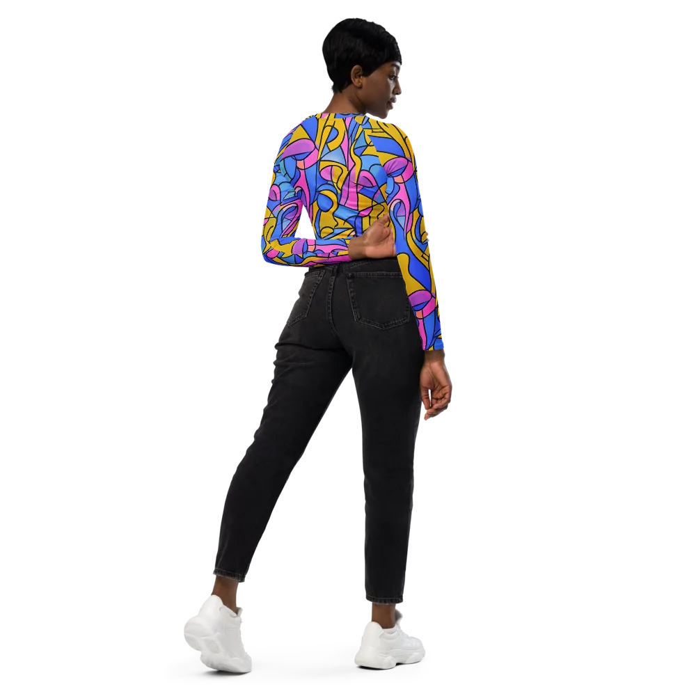 Alexander Archipenko on Long Sleeve Crop Top — Right Back