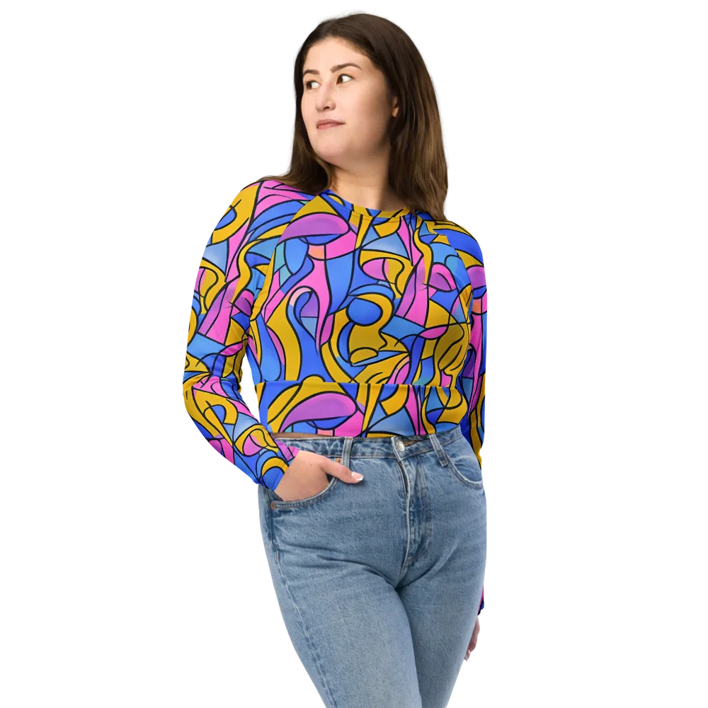 Alexander Archipenko on Long Sleeve Crop Top — Front