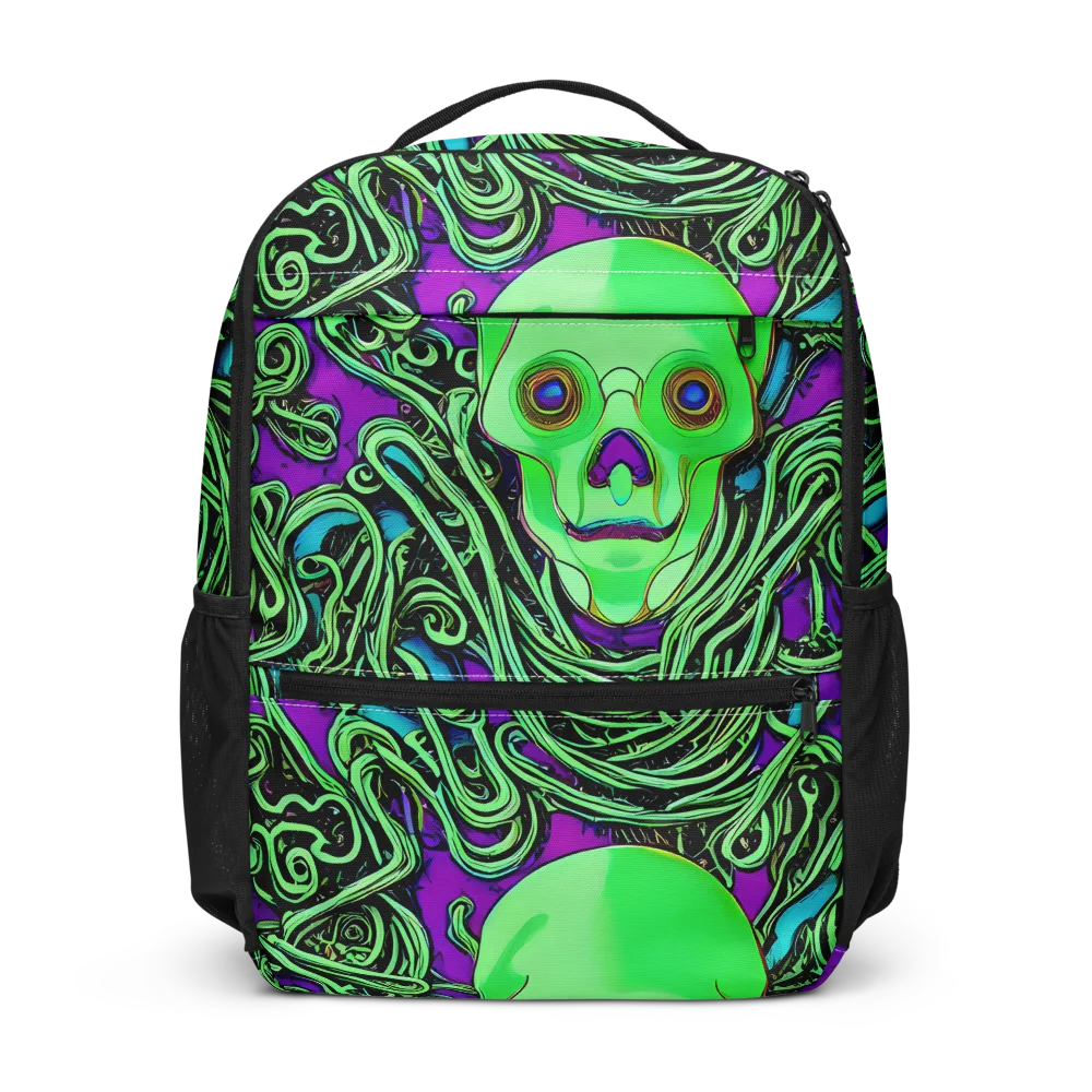 Ghostly Labyrinth on Utility Backpack — Front