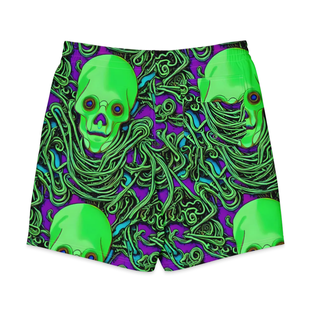 Ghostly Labyrinth on Men's Board Shorts — Back