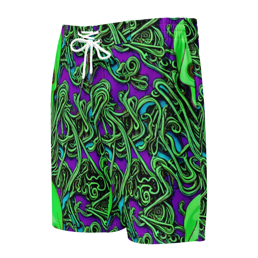 Ghostly Labyrinth on Men's Board Shorts — Front
