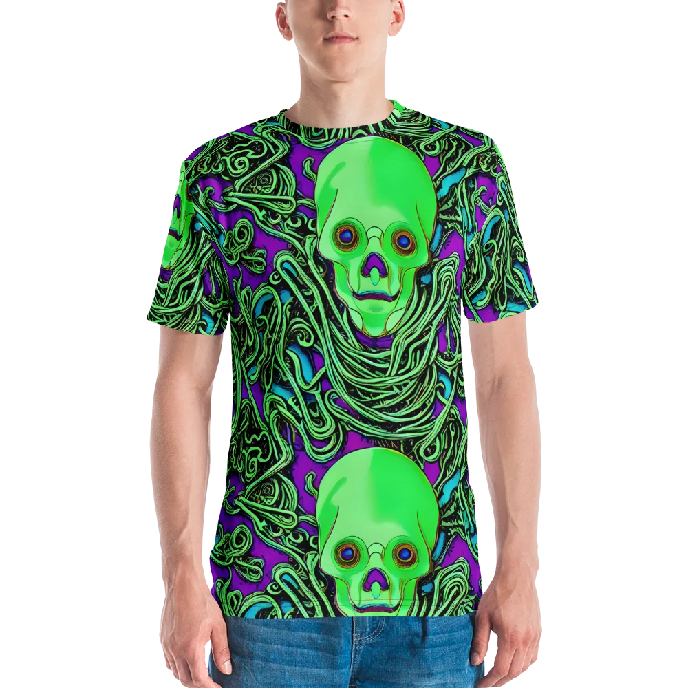 Ghostly Labyrinth on Men's Crew Neck T-Shirt — Front