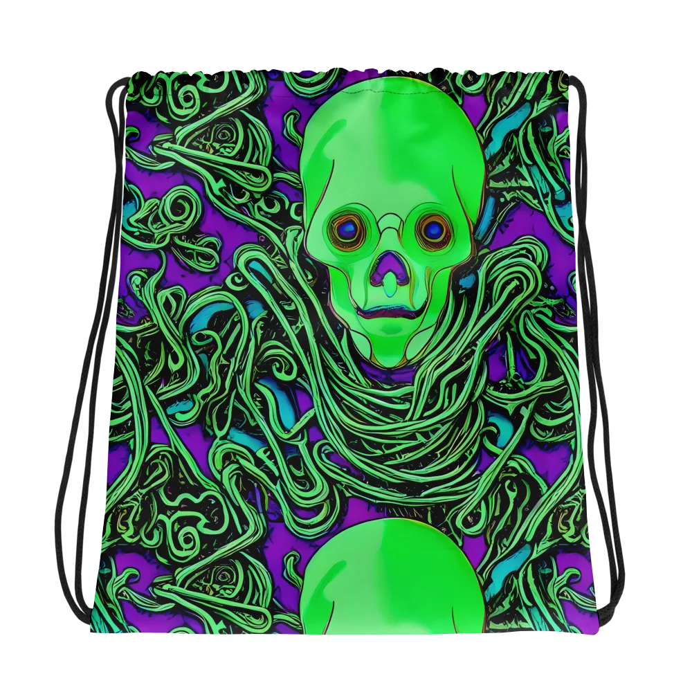 Ghostly Labyrinth on Drawstring Bag — Photo