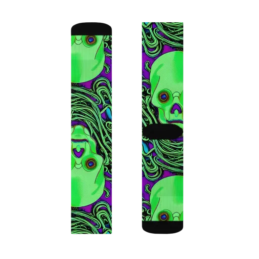 Ghostly Labyrinth on a Socks