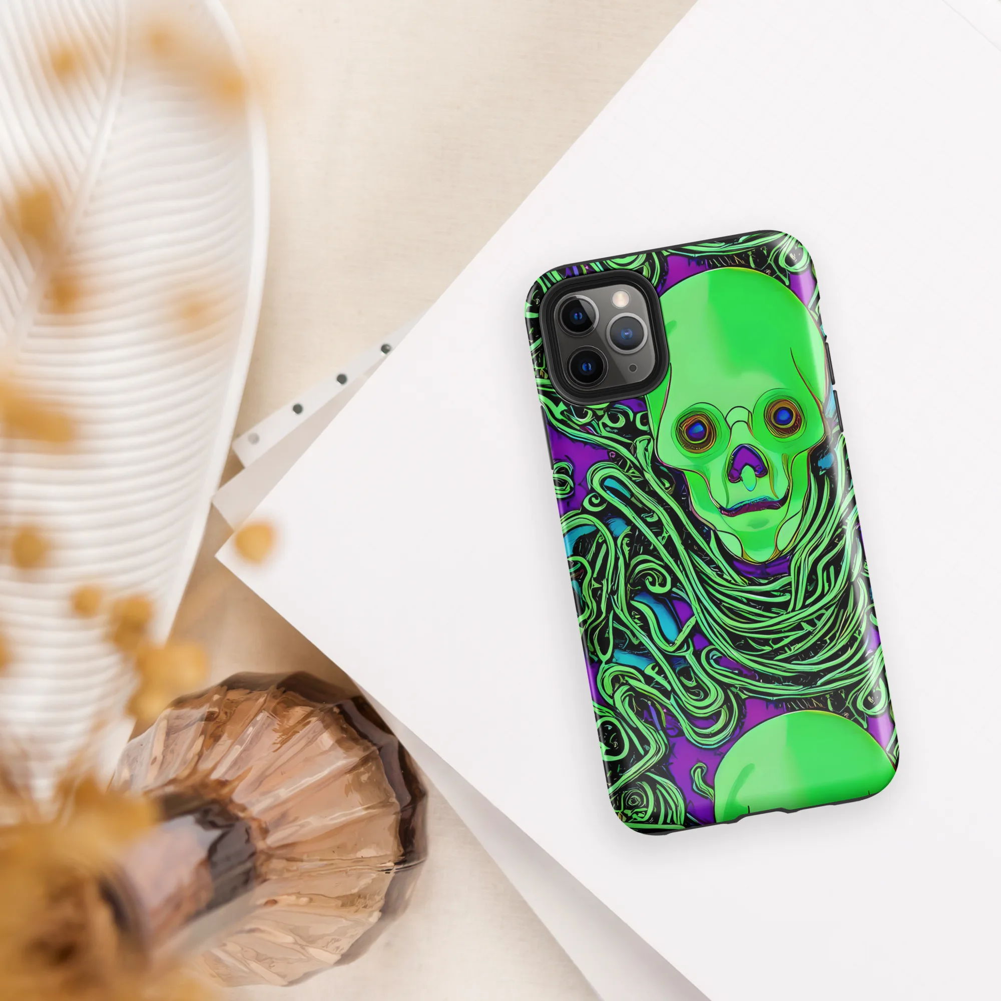 Ghostly Labyrinth on Tough Case for iPhone® — Front