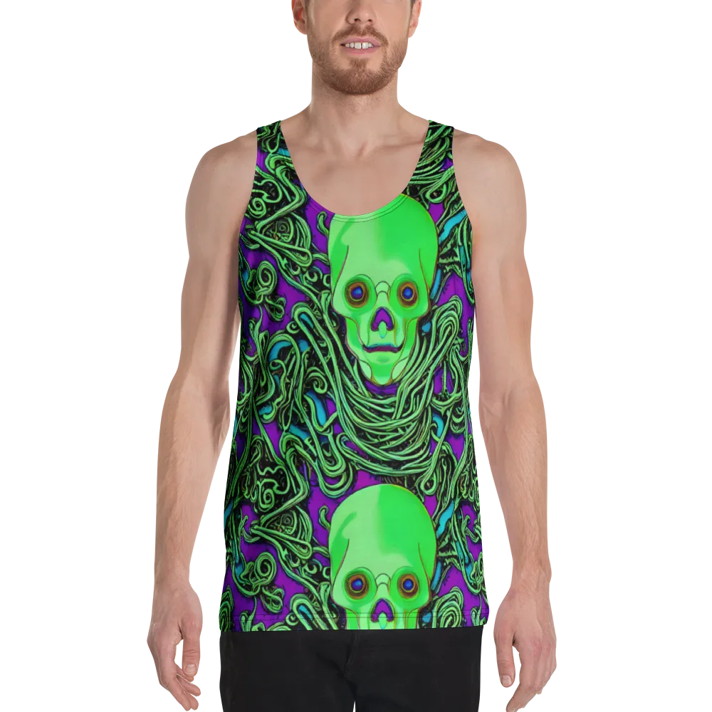 Ghostly Labyrinth on Men's Tank Top — Front