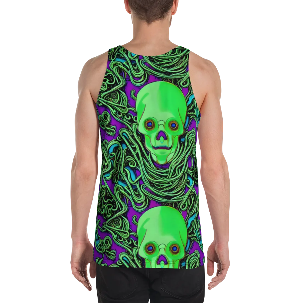 Ghostly Labyrinth on Men's Tank Top — Back