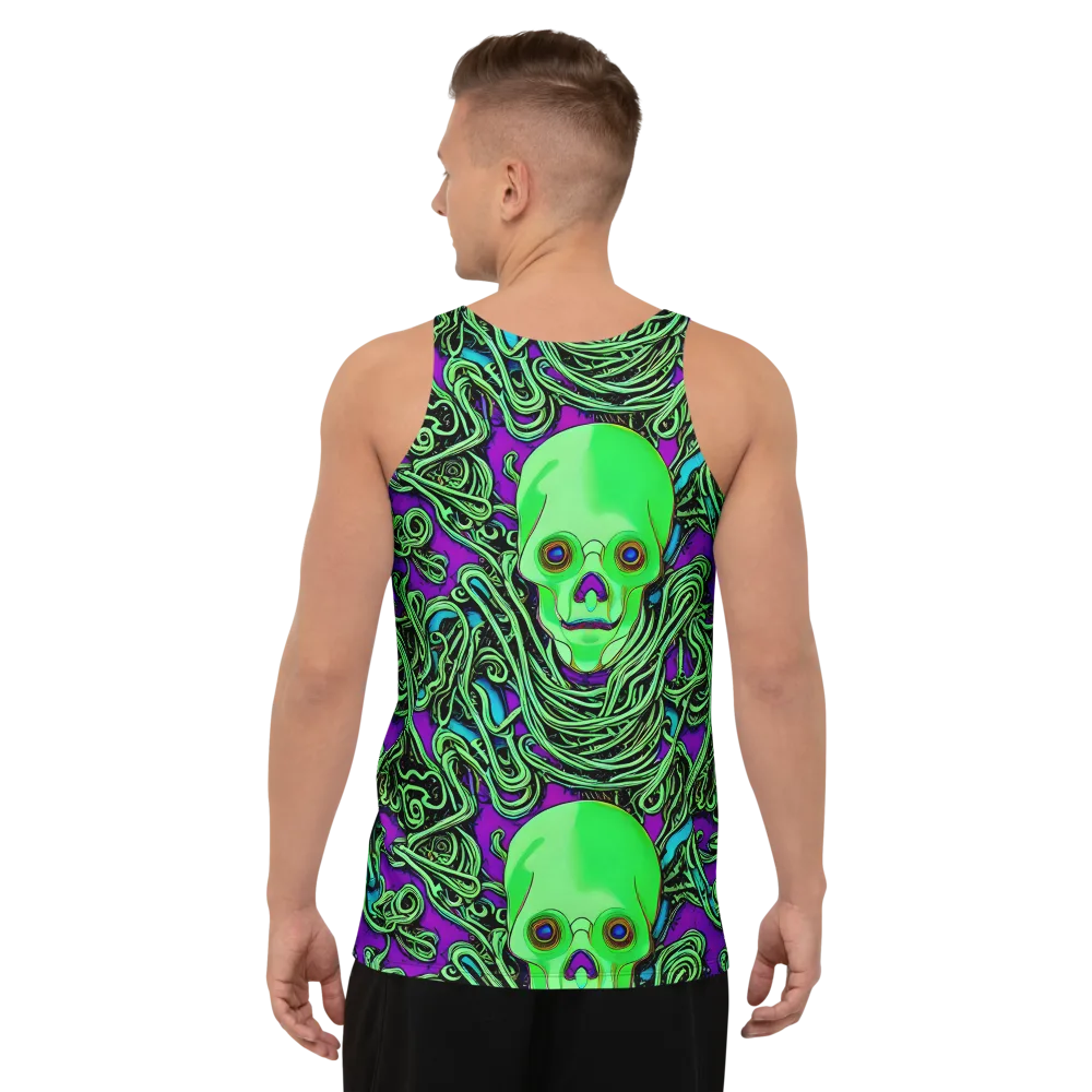 Ghostly Labyrinth on Men's Tank Top — Back