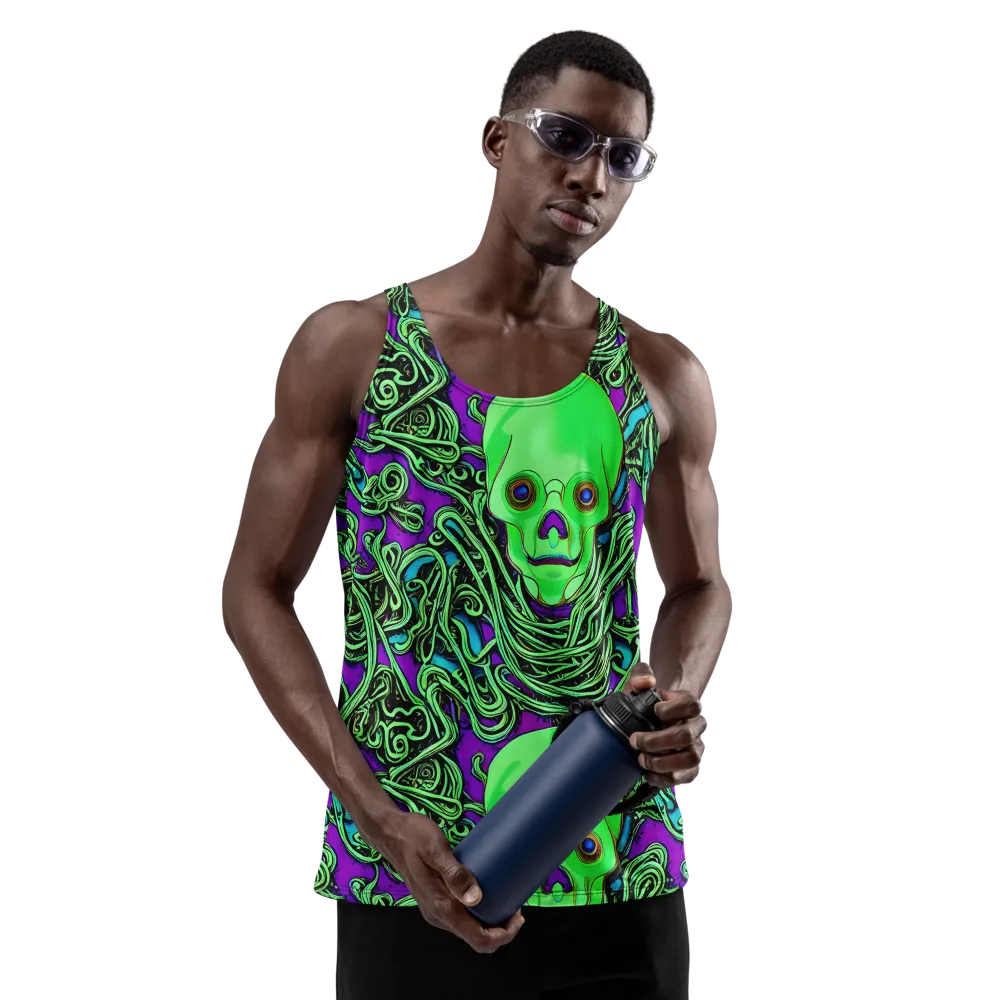 Ghostly Labyrinth on Men's Tank Top — Front